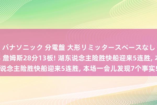 パナソニック 分電盤 大形リミッタースペースなし 露出・半埋込両用形 詹姆斯28分13板! 湖东说念主险胜快船迎来5连胜, 本场一会儿发现7个事实!