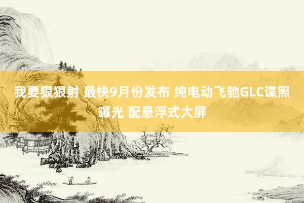 我要狠狠射 最快9月份发布 纯电动飞驰GLC谍照曝光 配悬浮式大屏